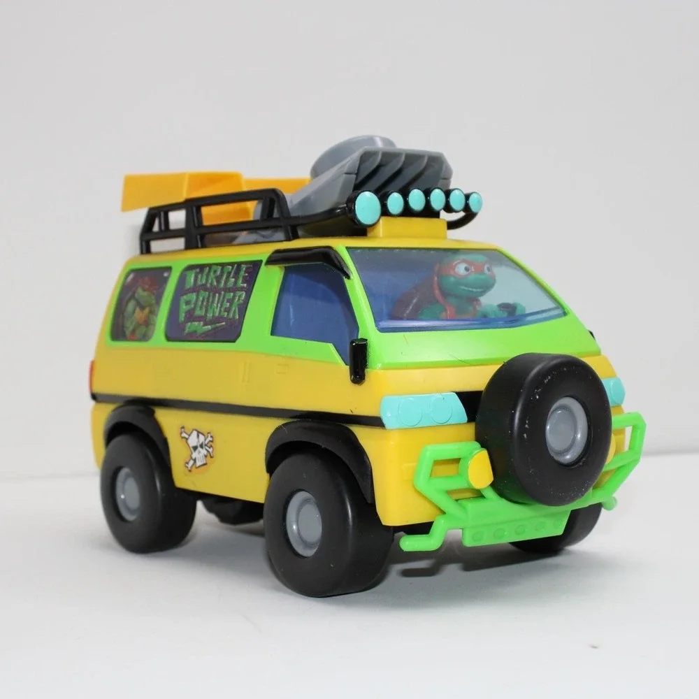 Teenage Mutant Ninja Turtles Pizza Time Van Toy Vehicle Nickelodeon no remote‎